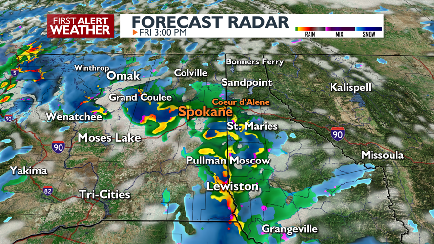 Afternoon snow showers and then a return of light snow Saturday - Mark ...