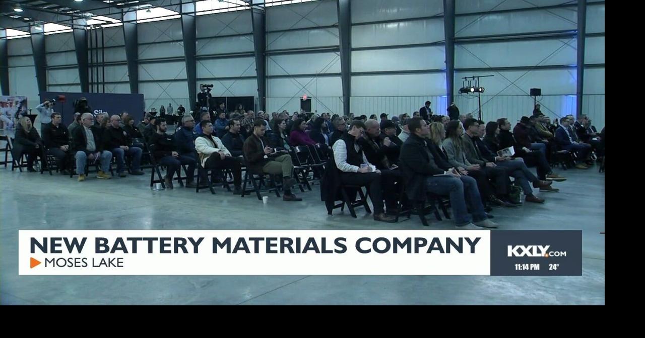 New battery materials company in Moses Lake Video