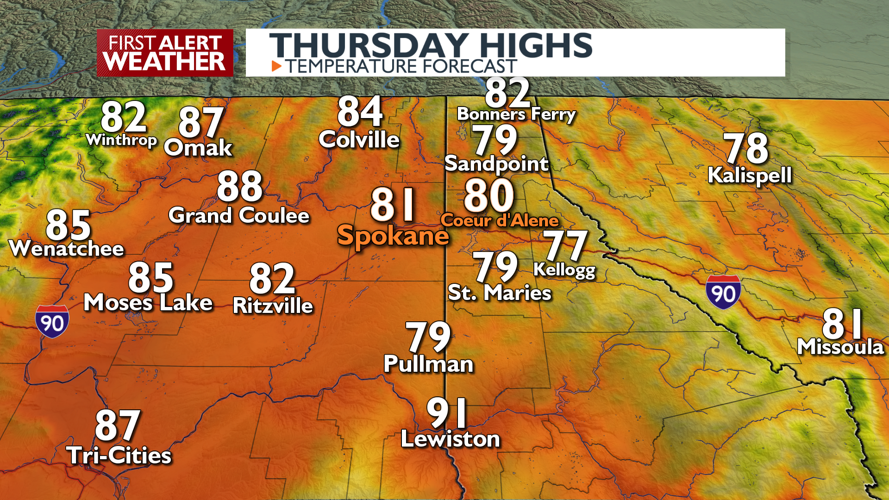 Mild and sunny Thursday then we warm into the weekend - Mark | Weather ...