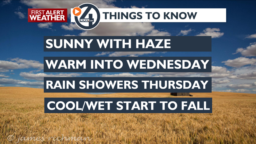Sunny and warm for Monday and through the end of summer – Mark ...