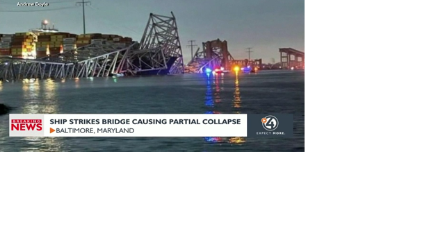 Cargo ship lost power and issued mayday before hitting Baltimore's bridge, governor says - Vimarsana News