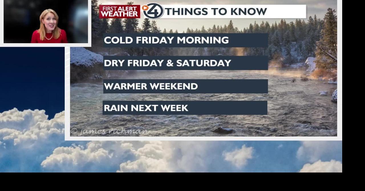 ️Thursday evening snow followed by Friday morning COLD! 🥶 | News | kxly.com