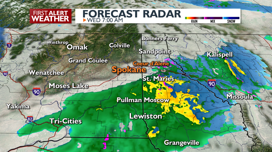 Sun and clouds today, rain/snow overnight - Mark | Weather | kxly.com