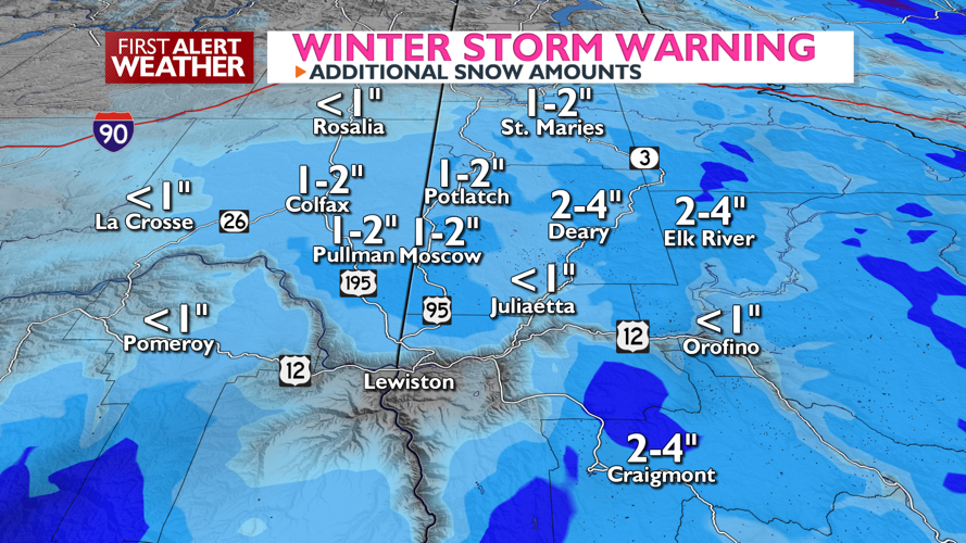 Snow quits overnight, but another round is coming soon -Matt | Local ...