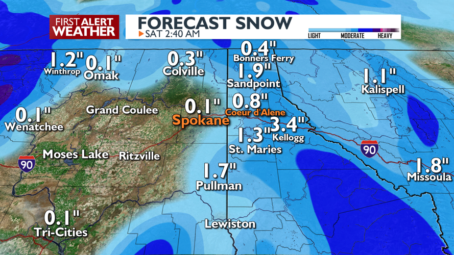 Cooler with showers and gusty winds Thursday - Mark | News | kxly.com