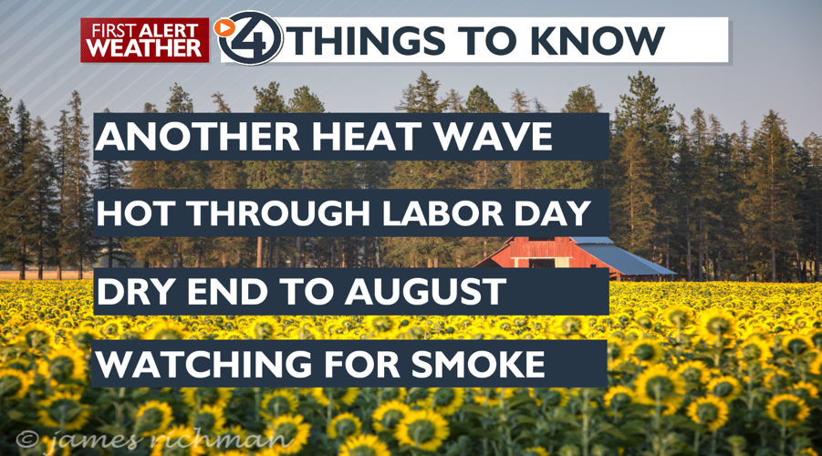 Sunny skies and hot temps return to the forecast! -Emily | Forecast ...