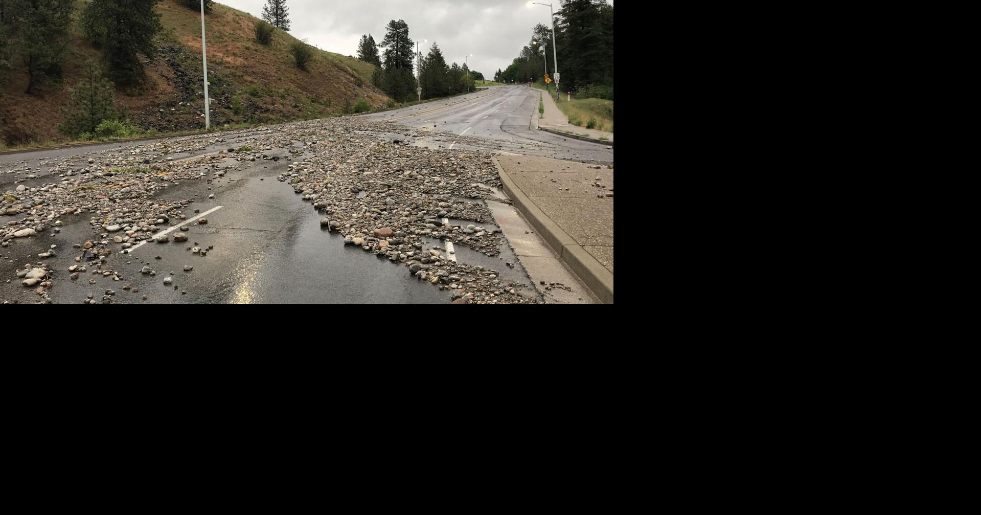 Flood debris in roadway closes TJ Meenach Bridge Local News