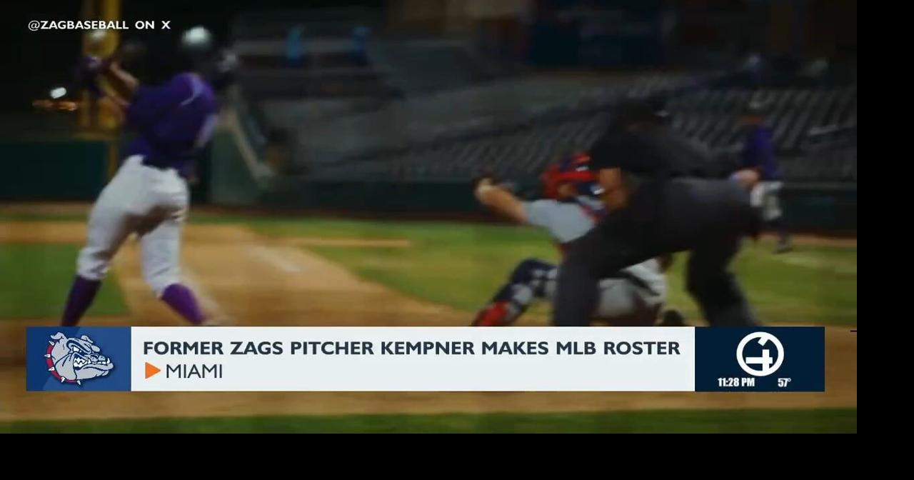 Former Zags pitcher Kempner makes MLB roster | Video | kxly.com