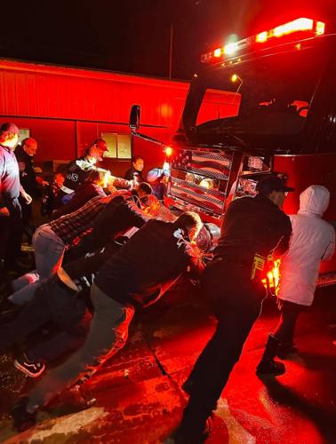 Airway Heights new fire engine push in ceremony | | kxly.com