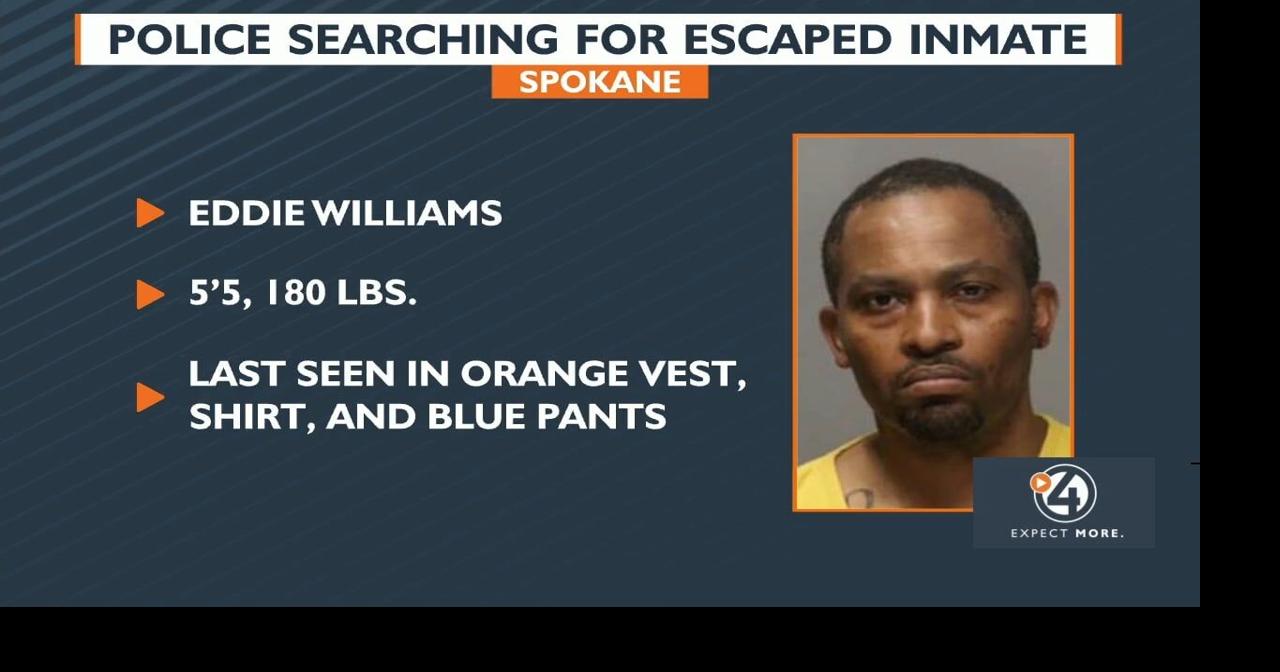 Spokane Police searching for escaped inmate near Browne's Addition