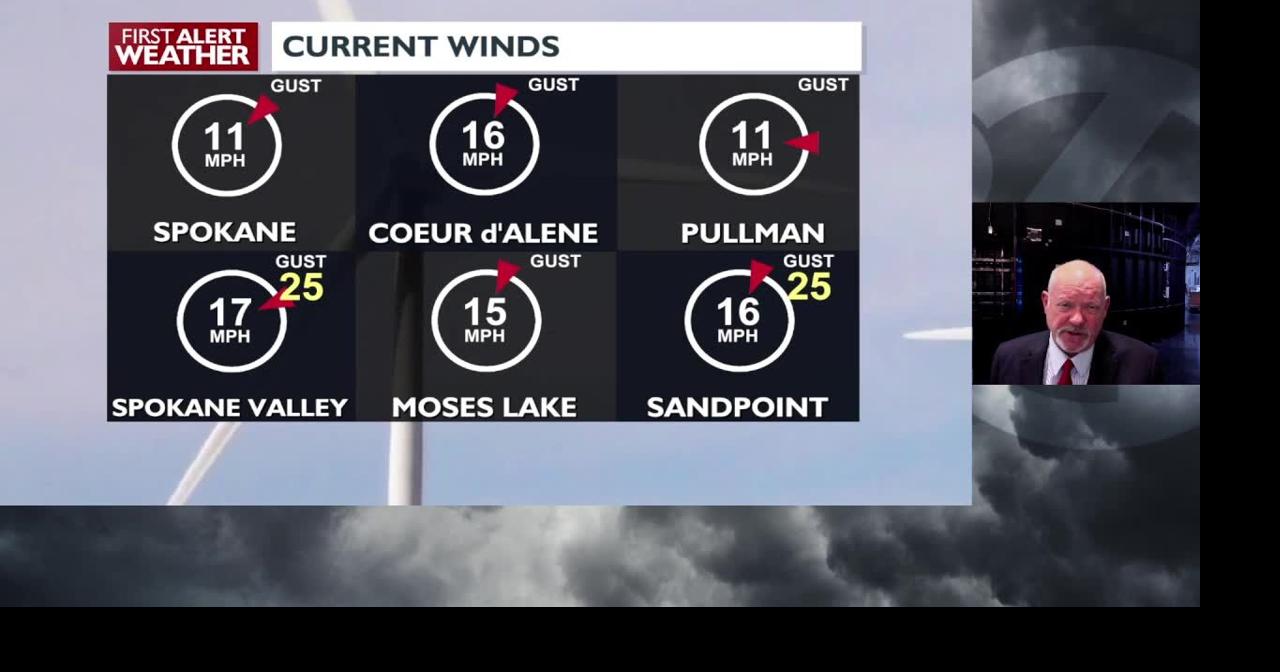 Gusty winds and sunshine today and more winds and rain Saturday night ...