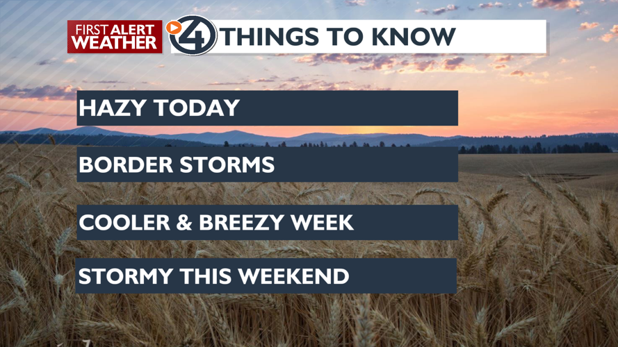 Warm and hazy today, cooler Tuesday with continued haze- Mark | News ...