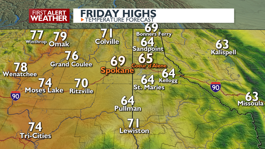 Clearing and warmer through the weekend – Mark | Forecast | kxly.com