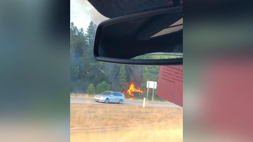 UPDATE All lanes open after fire impacts traffic on I90 near Cle Elum