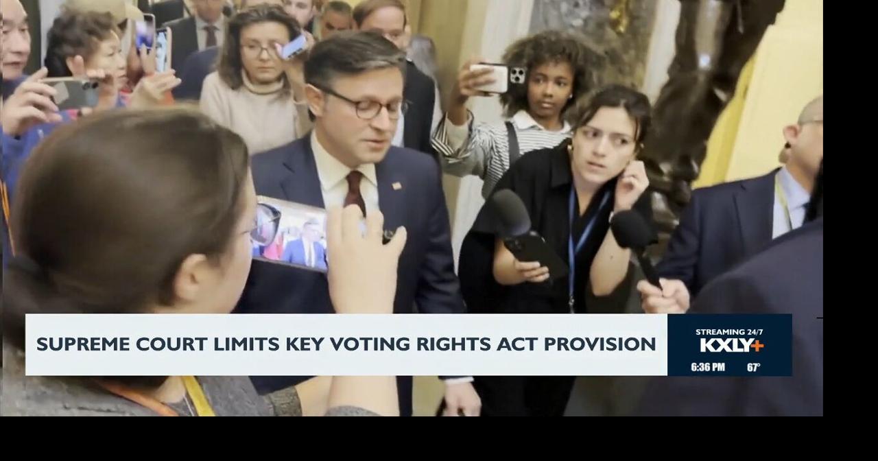 Supreme Court limits key voting rights act provision | Video | kxly.com