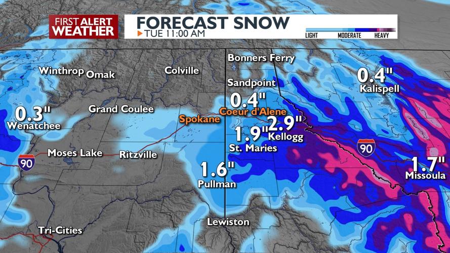 ️Rain will turn to snow late Monday for a slick Tuesday morning commute ...