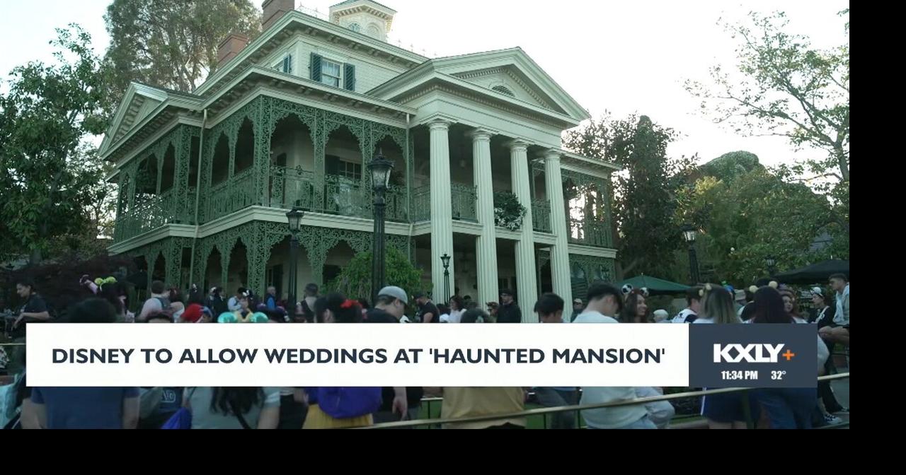 Disney to allow weddings at 'Haunted Mansion"