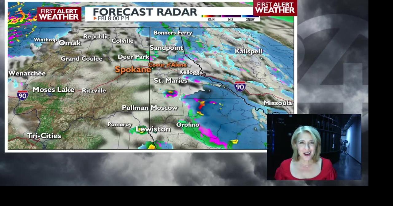 Wet weather moving in, but we will help you plan your weekend around ...
