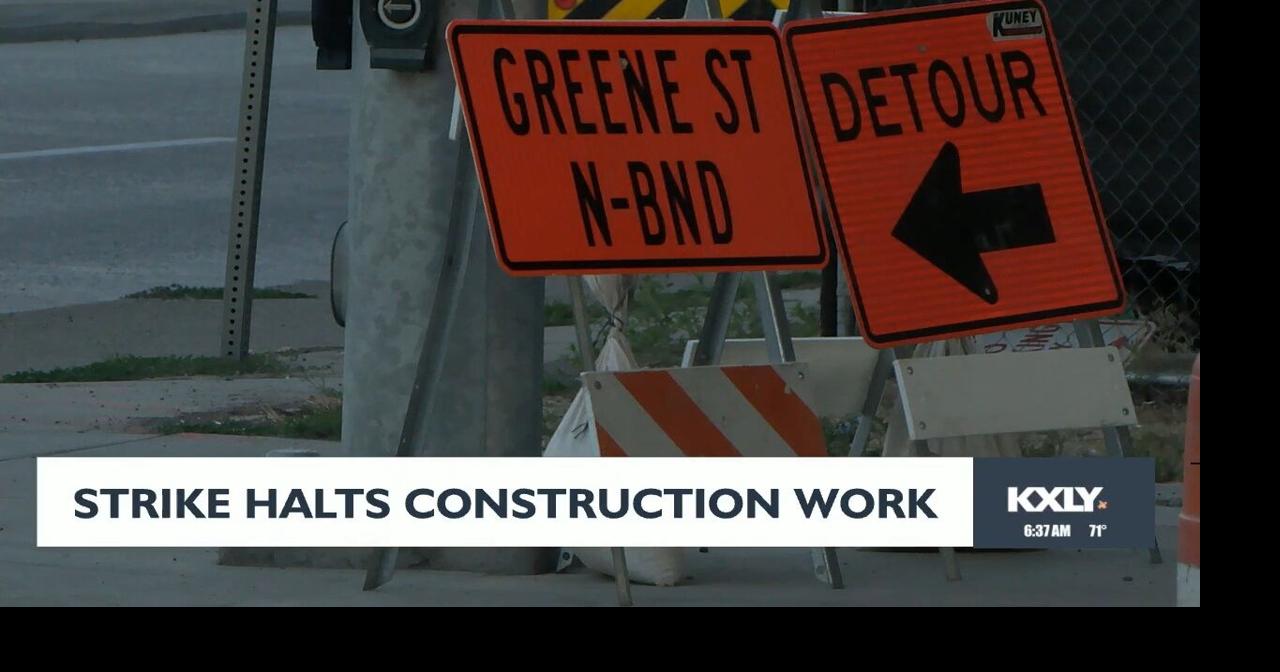 Worker strike halts construction | Video | kxly.com