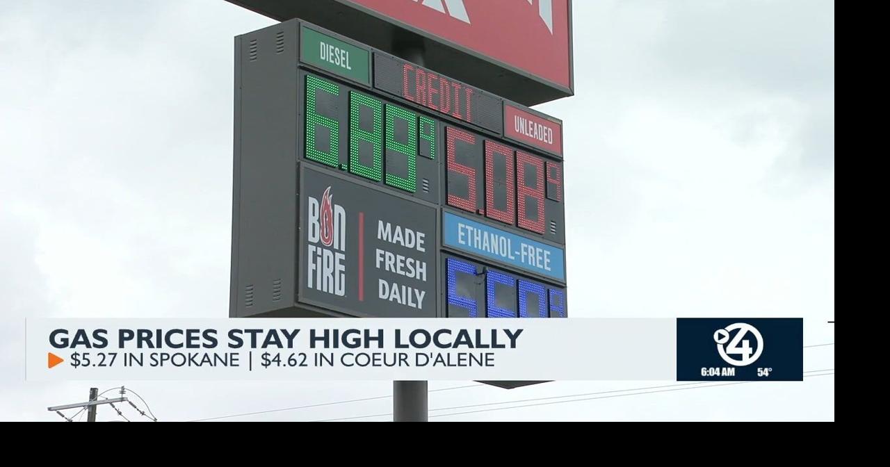Gas prices stay high locally
