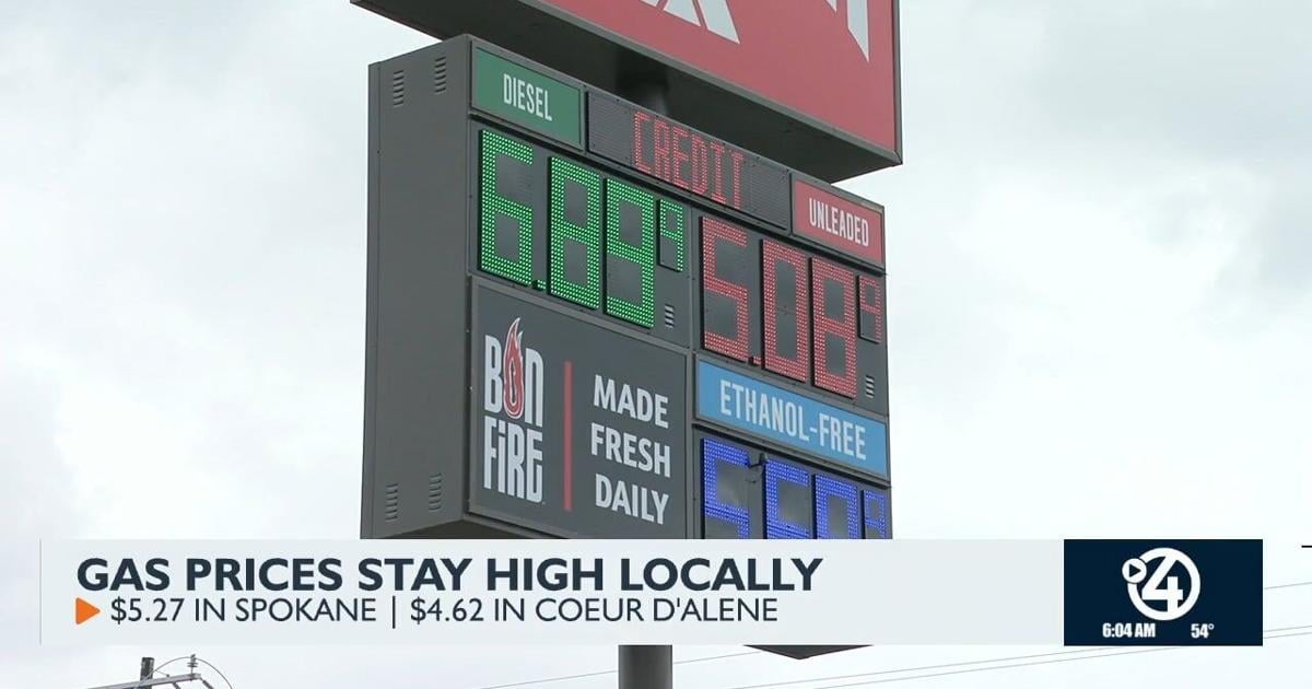 Gas prices stay high locally