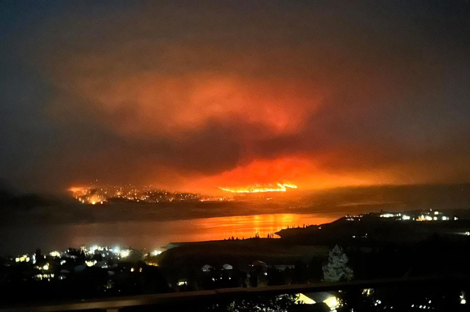 Wildfire burning on Colville Reservation grows rapidly overnight with ...