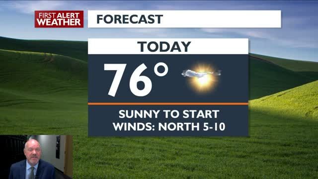 Clouds and showers into Wednesday – Mark | Forecast | kxly.com