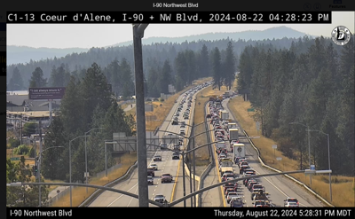 Westbound I-90 crash near Coeur d'Alene cleared | News | kxly.com