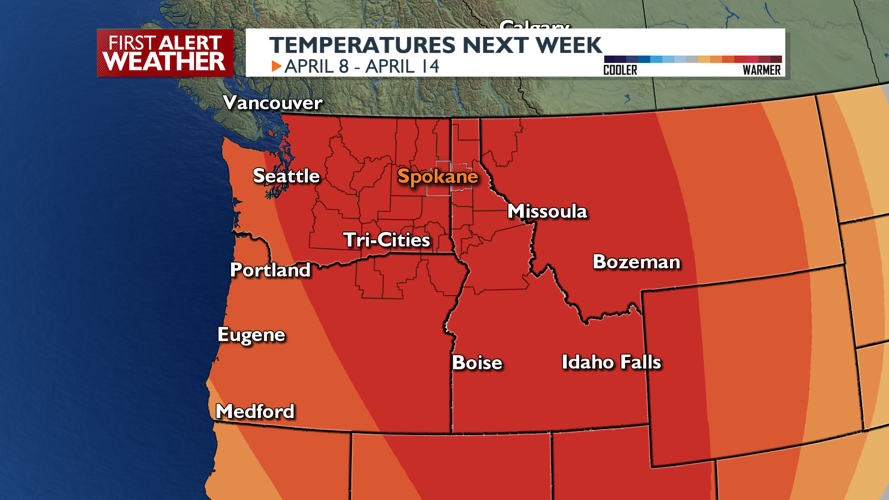 Monday rain🌧 setting the tone for a showery week | Local News | kxly.com