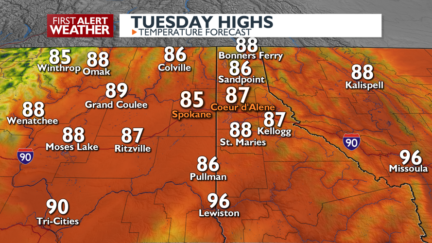 Seasonable summer weather in the Inland Northwest, for now 🌡️👀 | Local ...