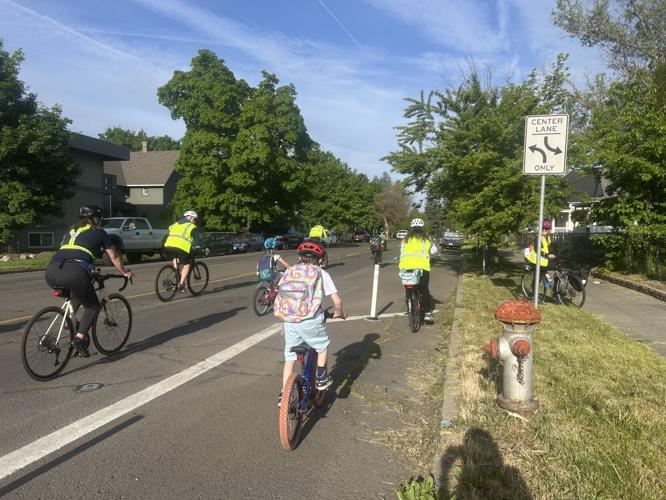 West Central Spokane bike bus program helps students ride safely to ...