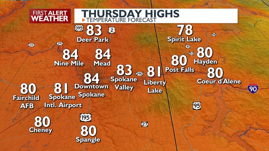 🌞No more showers: sunny Thursday with highs in the upper 70s and lower ...