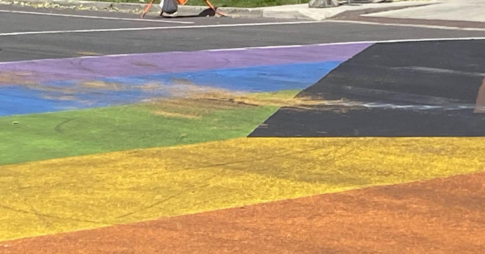 Downtown Spokane Pride mural struck again by vandalism - Vimarsana News