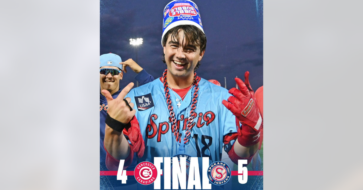 Indians walk off Canadians 5-4 in extra innings