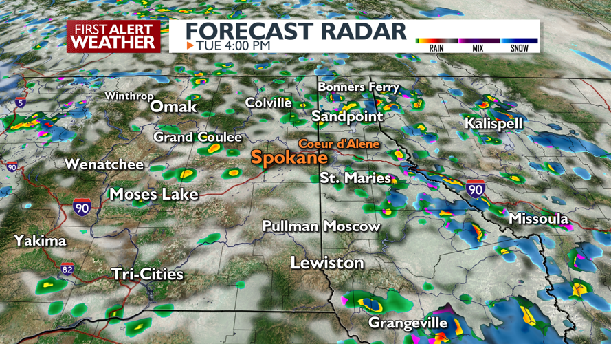 Clouds and a few showers, rainy for Wednesday - Mark | Weather | kxly.com