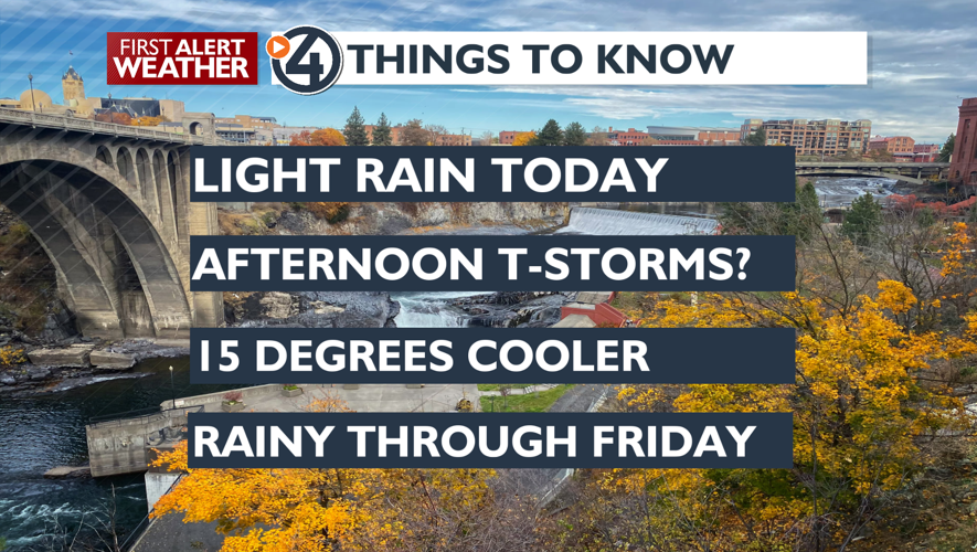 Light rain and gusty winds for Tuesday and Wednesday - Mark | Weather ...