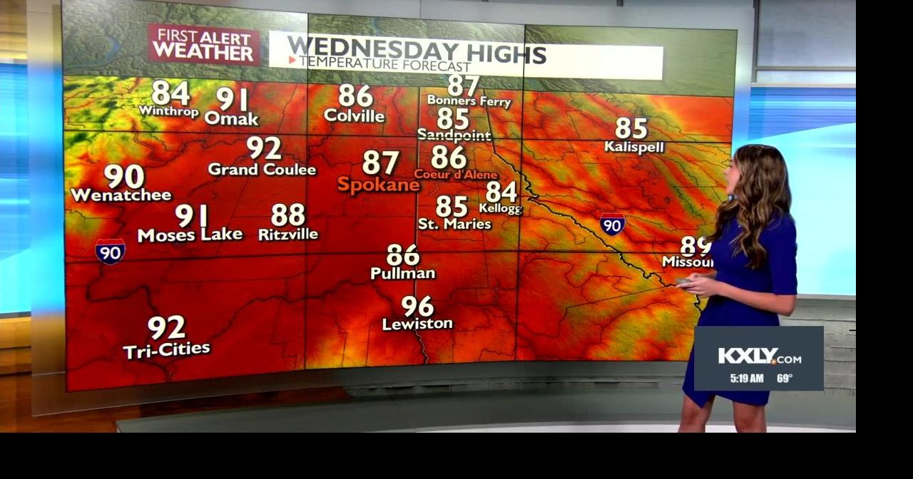 Warm Wednesday with thunderstorm chances up North - Allison
