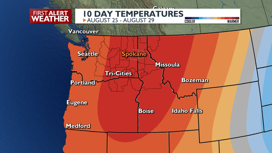 Seasonable summer weather in the Inland Northwest, for now 🌡️👀 | Local ...