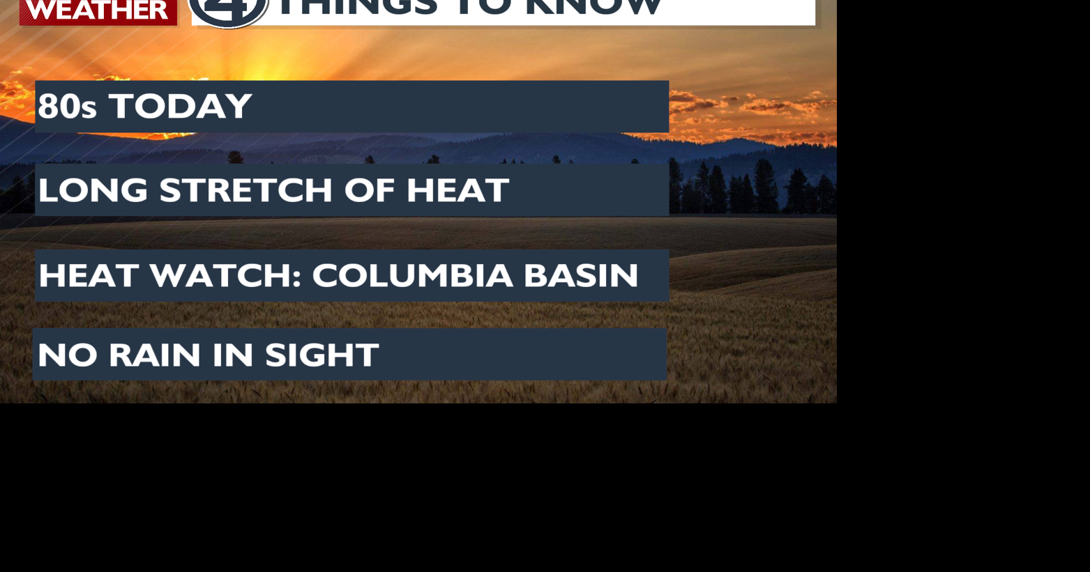Highs in the 90s for days to come as a long-term heat wave