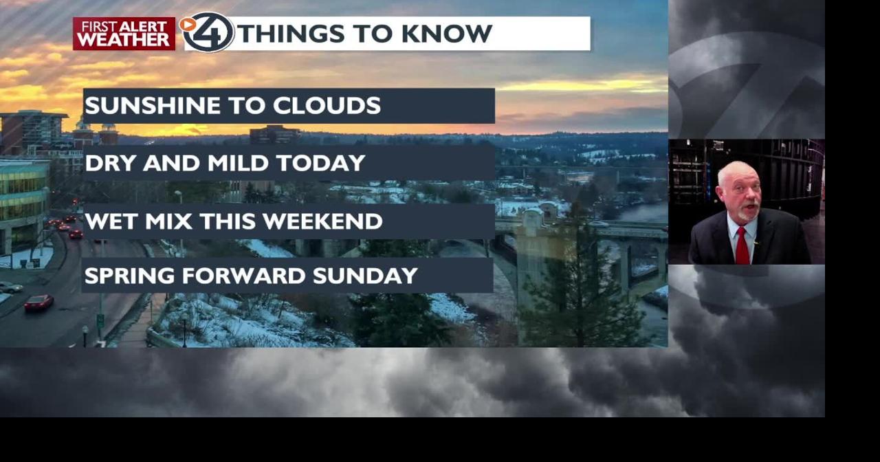 Dry and Mild Today, Rain for Saturday Afternoon - Mark | Weather | kxly.com