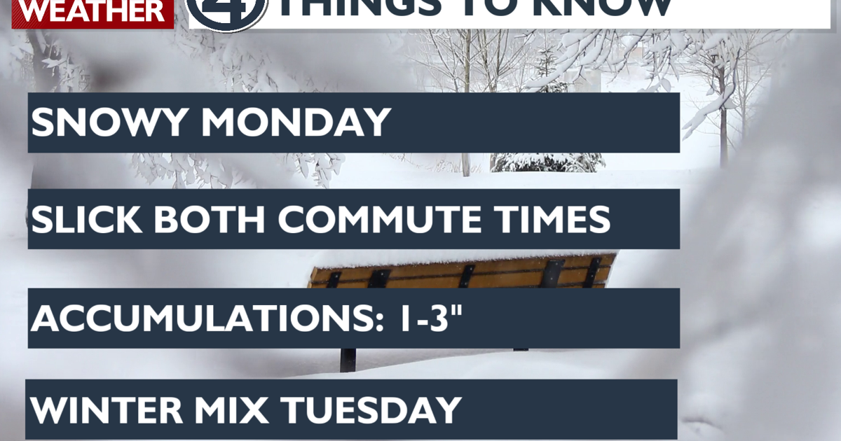 Snowy Update ️Snowy Monday ️How much you'll get - Matt | News | kxly.com
