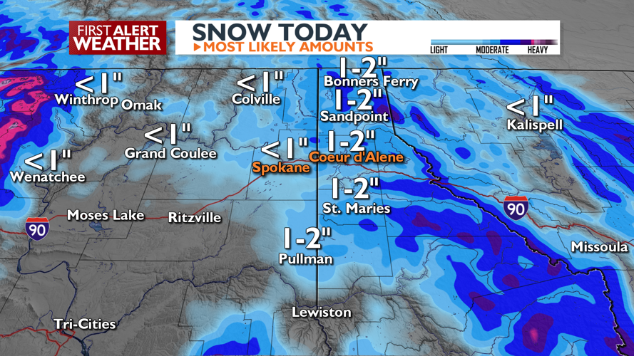 Another round of snow tonight 🌨️ | Local News | kxly.com