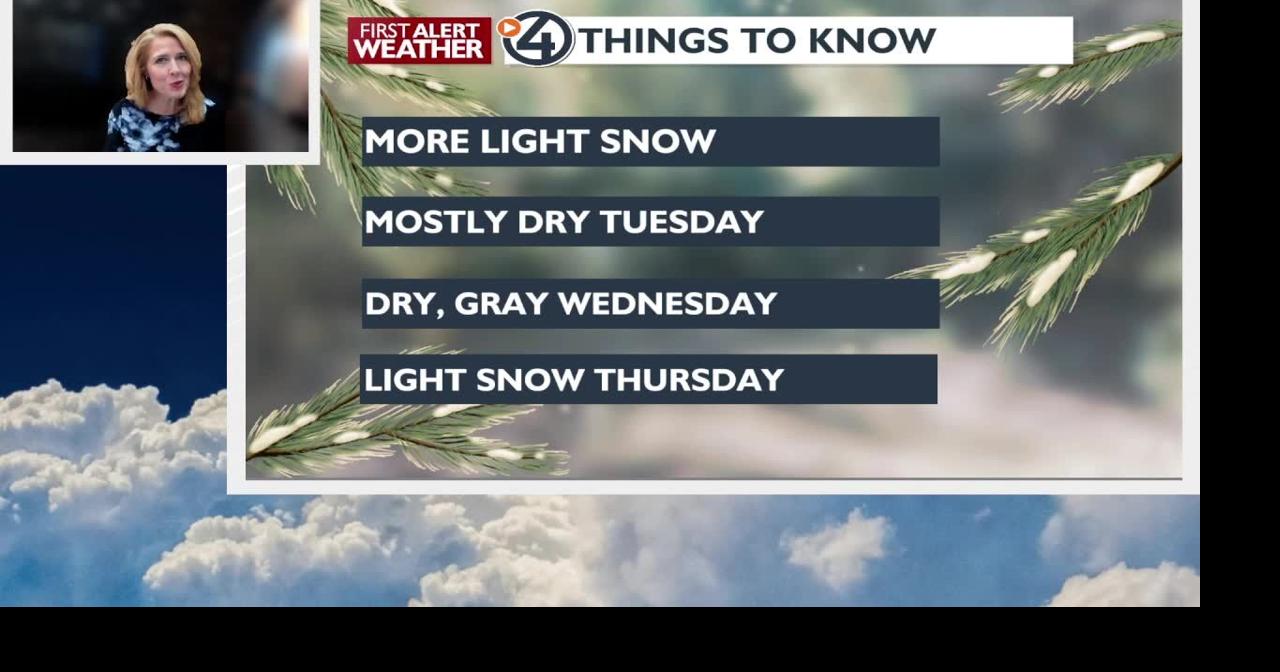 ️Light snow Monday night promises a slick Tuesday morning commute ...
