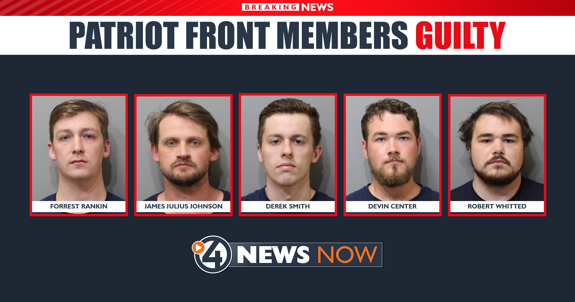 Five Patriot Front members found guilty of criminal conspiracy to riot - Vimarsana News