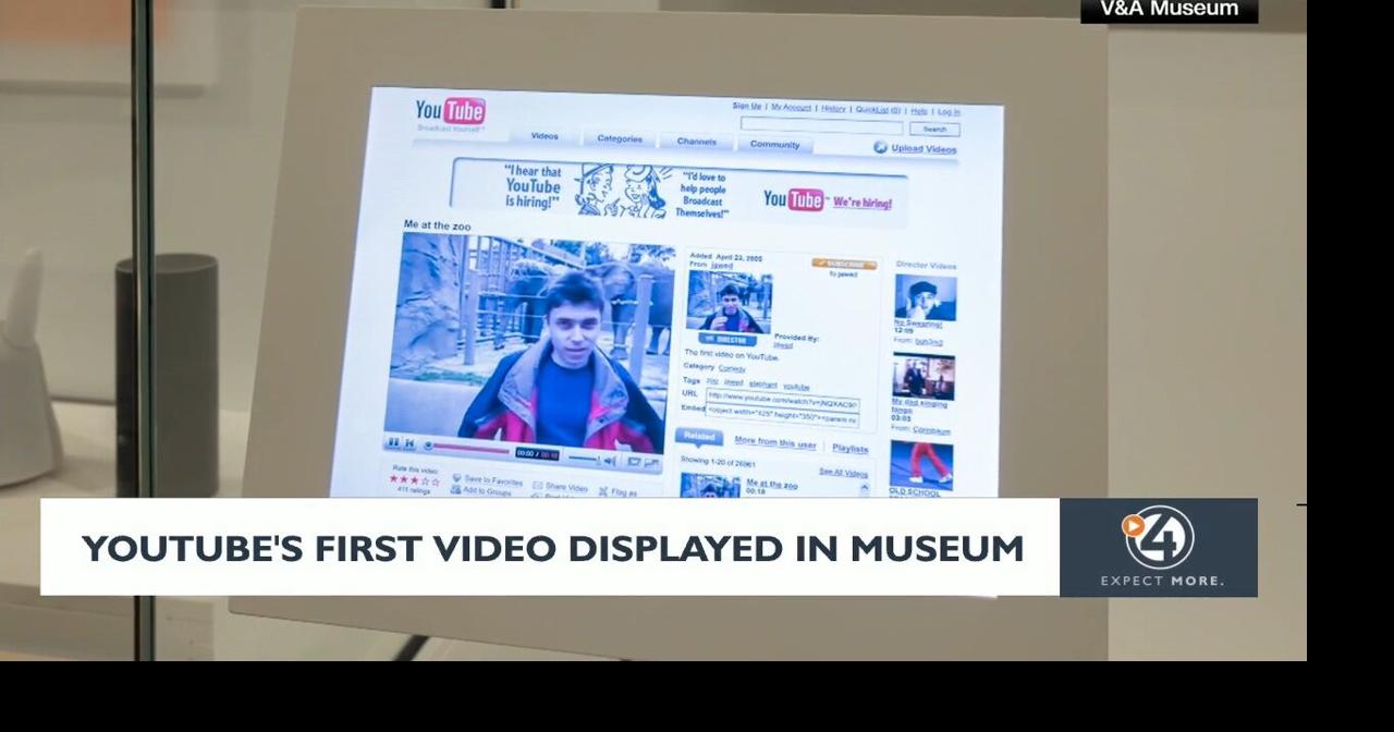 YouTube’s first video displayed in museum