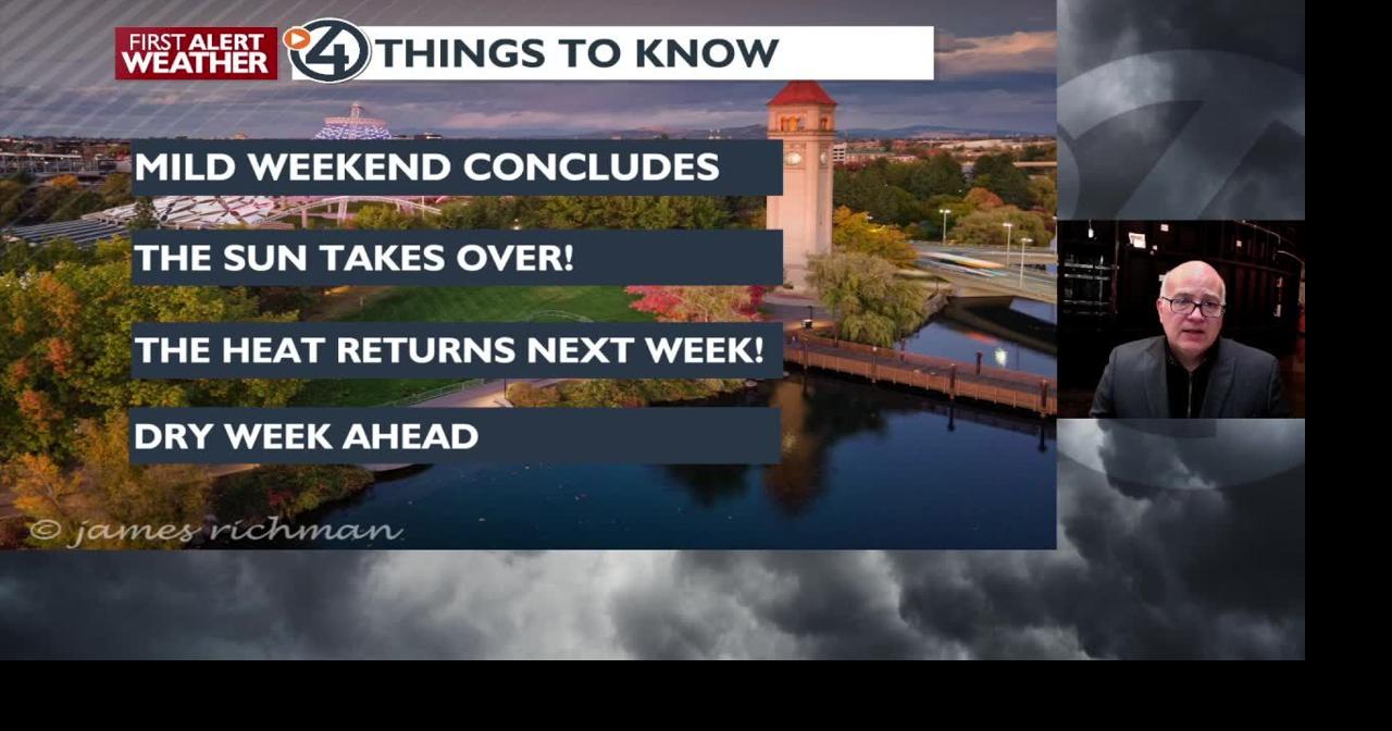 Return of the 70's and maybe 80's this coming week with dry conditions ...