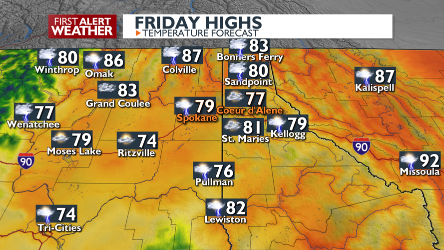 Thunderstorms with gusty and dusty winds on Friday - Matt | | kxly.com