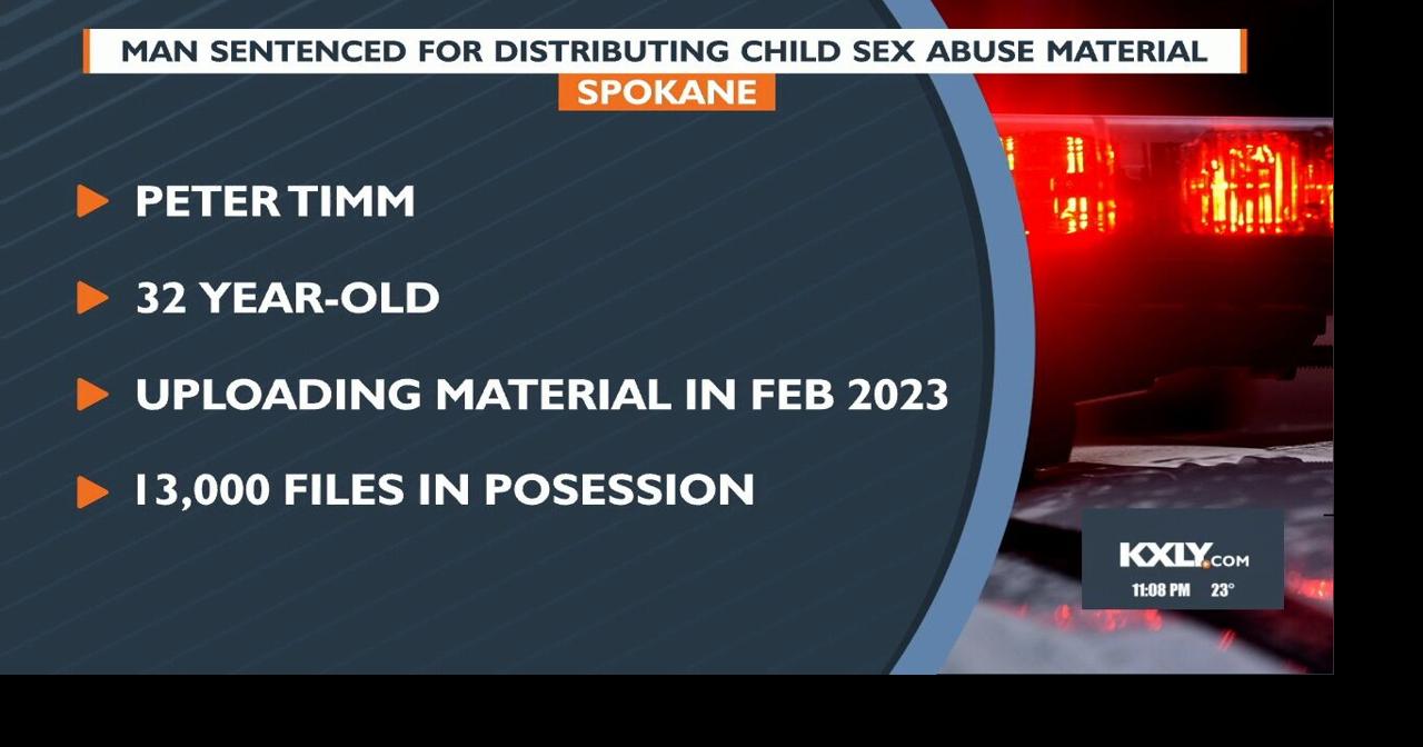 Spokane man sentenced for distributing child sex abuse material | Video ...