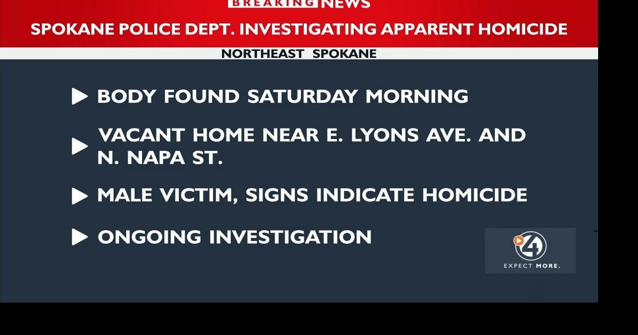 Spokane Police investigating apparent homicide in northeast Spokane
