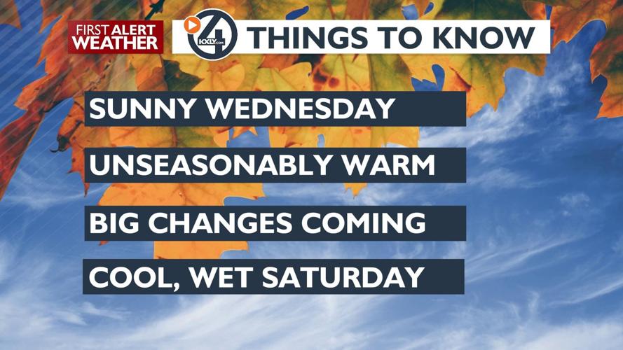 Too good to last: sunshine, blue skies and temperatures in the 70s ...